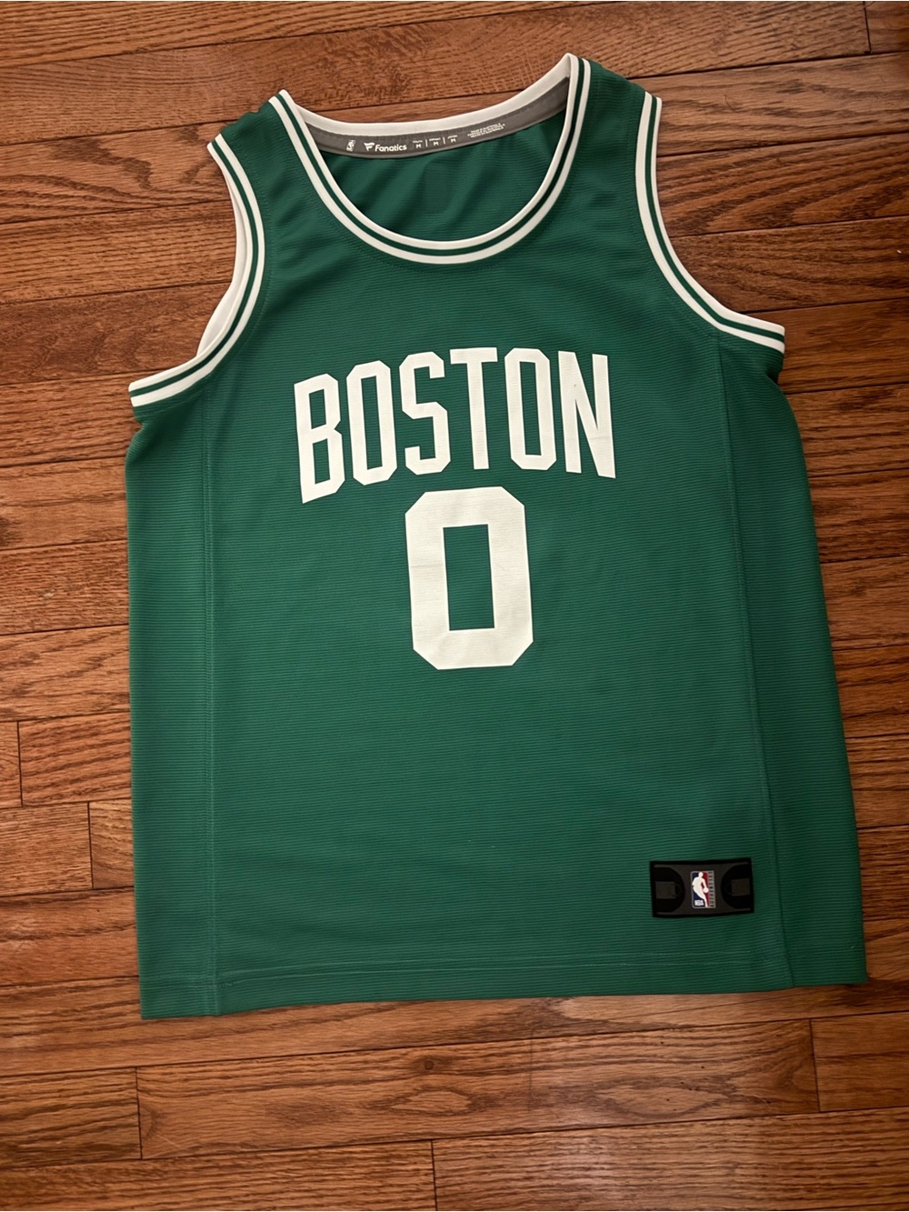 NBA Green and White Boston Basketball Jersey